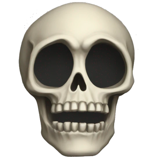 diablo 2, black and white, sanctuary wanderer, skeleton, mantle, hole in the skull, emoji