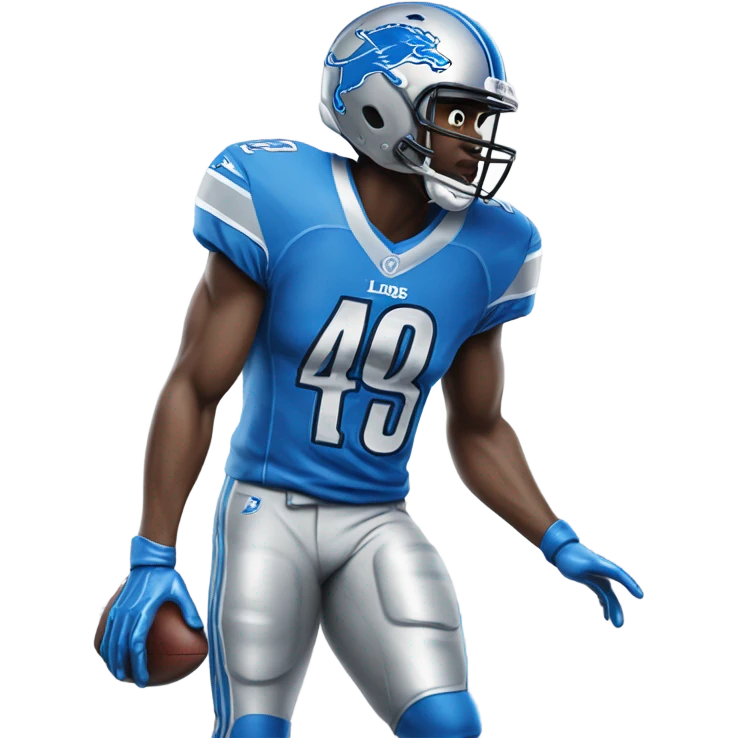 Detroit lions emoji
