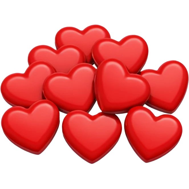 In love hearts emoji