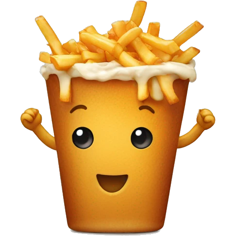 Poutine qui danse  emoji