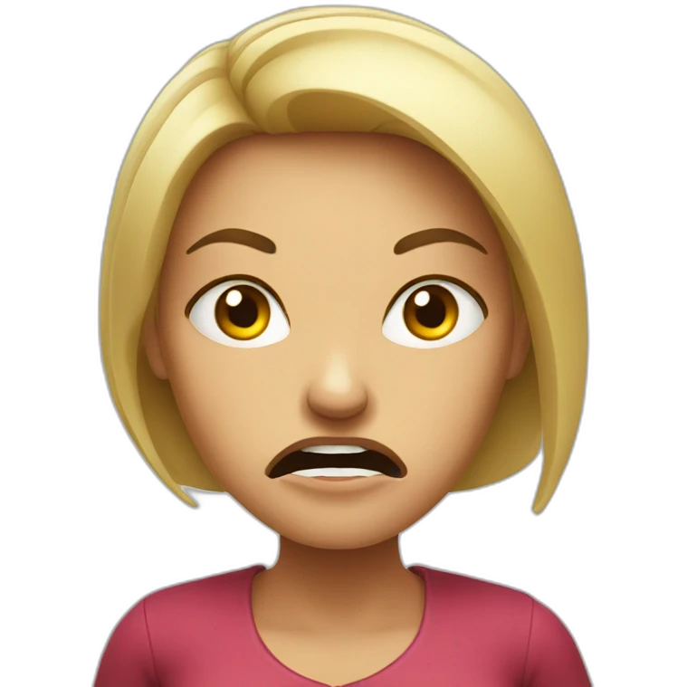 angry woman emoji