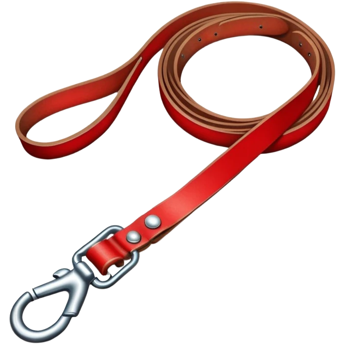 Red leash emoji