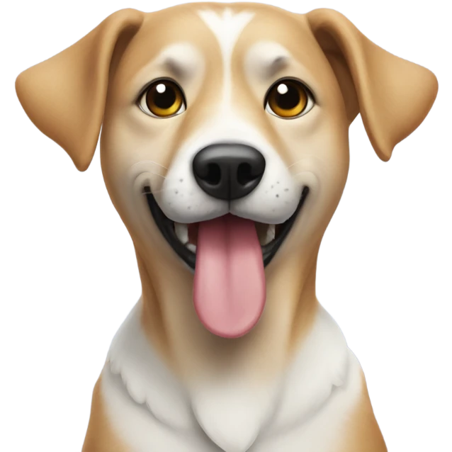 Hund mit Eis emoji