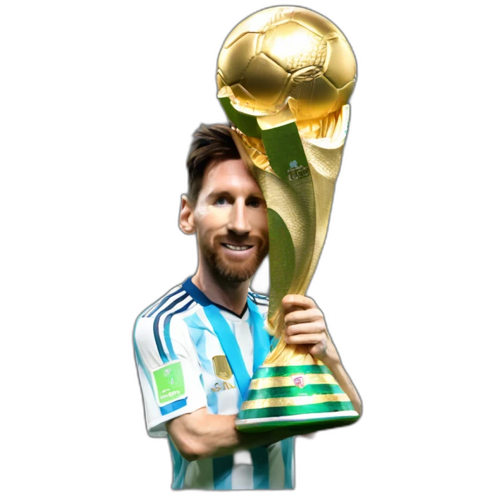Messi-winning-the-world-cup emoji