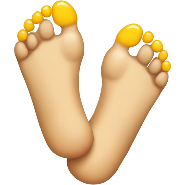 smiling feet emoji