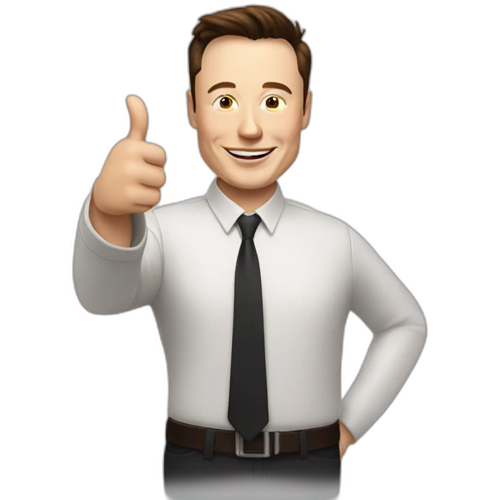elon musk thumbs up emoji