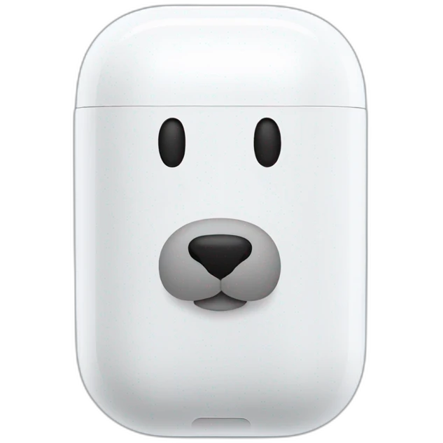 AirPods avec un chat dessus  emoji