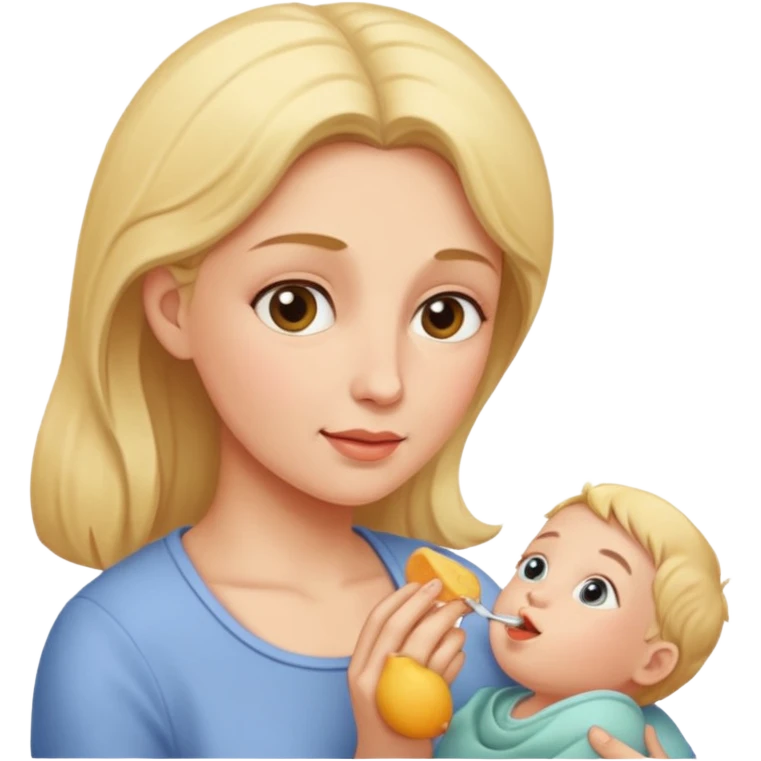 mother feeding emoji