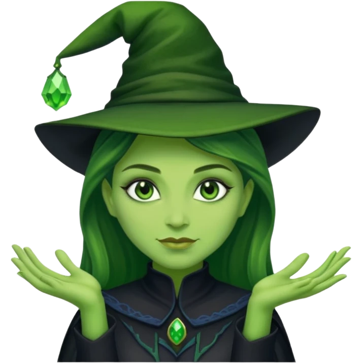 elphaba holding space emoji