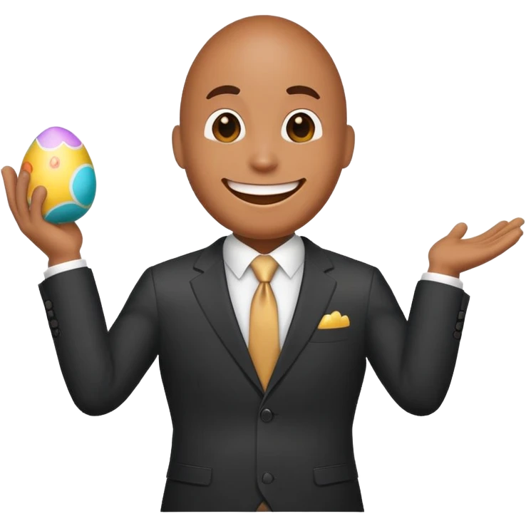 Easter egg man emoji