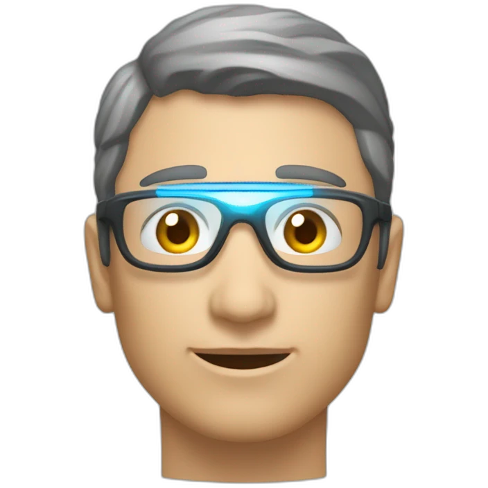 Une personne en train de conquérir le monde avec un pouvoir de rayon laser magique emoji
