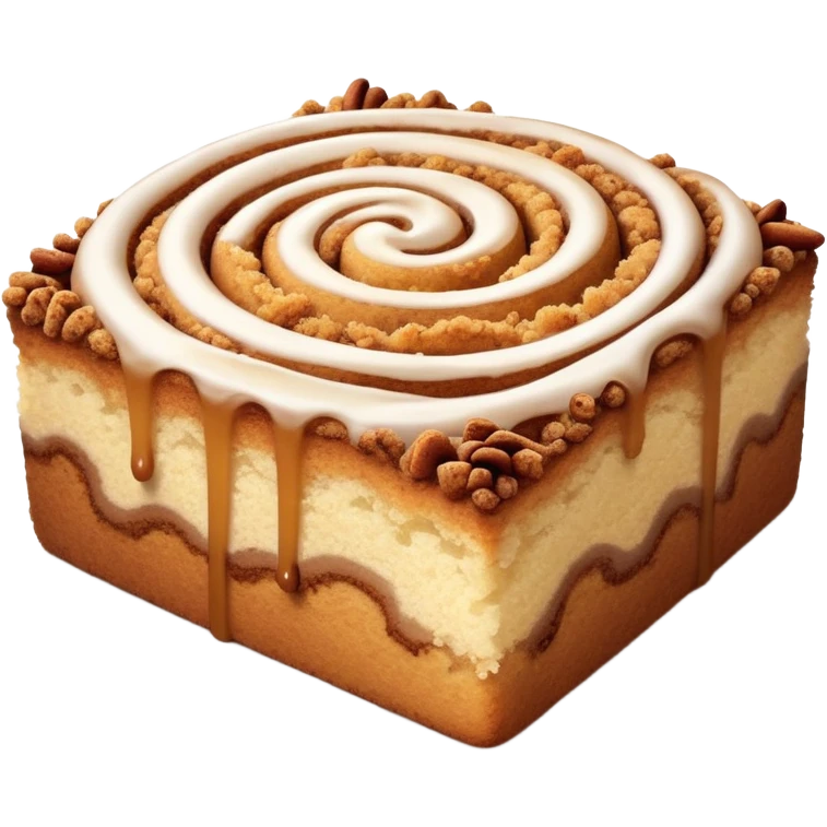 Cinnamon coffee cake emoji