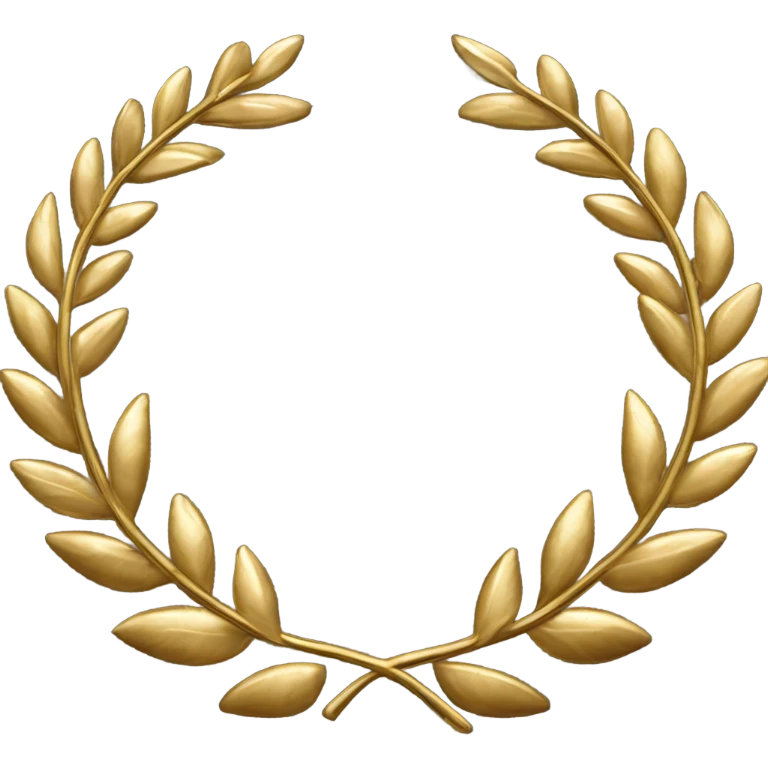 golden laurel wreath emoji