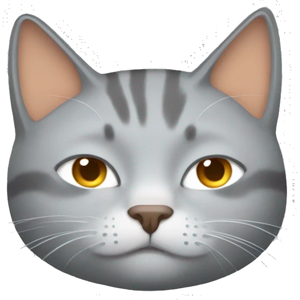 Gray cat, ginger woman, sleeping  emoji