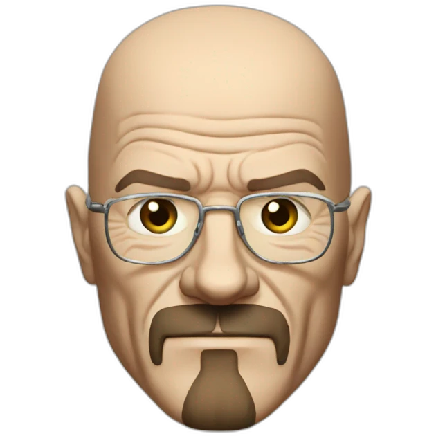 Walter white bald head emoji