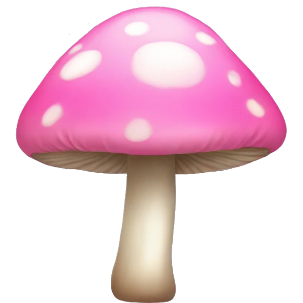 Mushroom pink  emoji