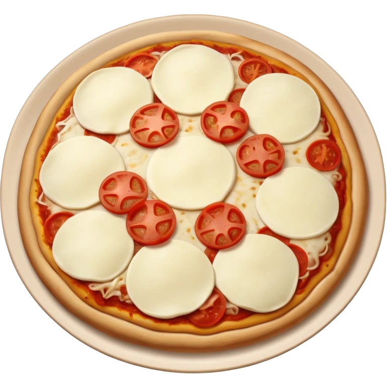 pizza con tantissima mozzarella  emoji