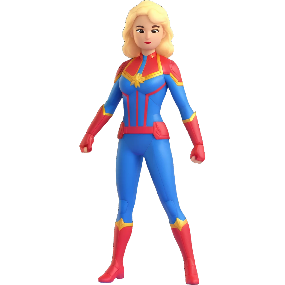 Captain Marvel superhero emoji