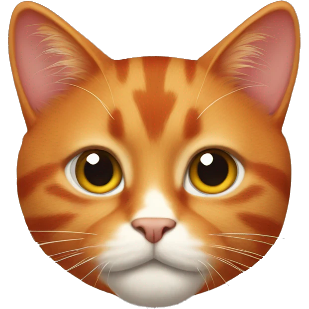 Red cat emoji