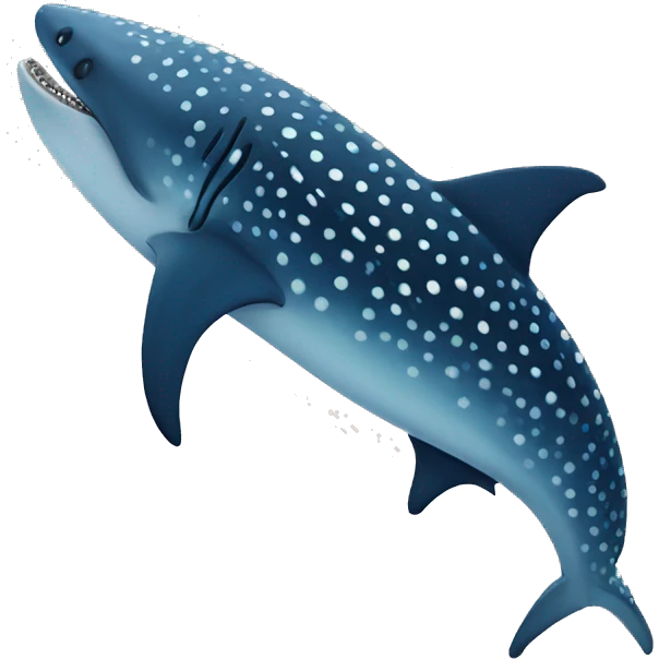 Whale shark emoji