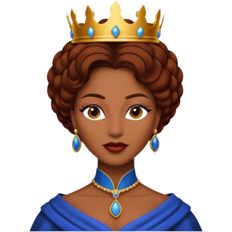 Brown hear mistique queen emoji