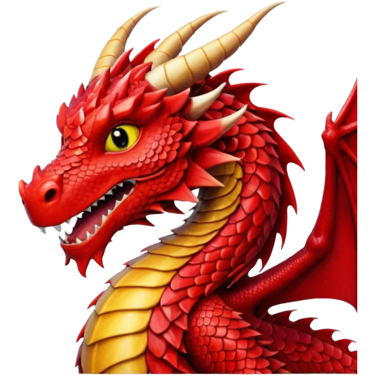 red dragon 4k real emoji
