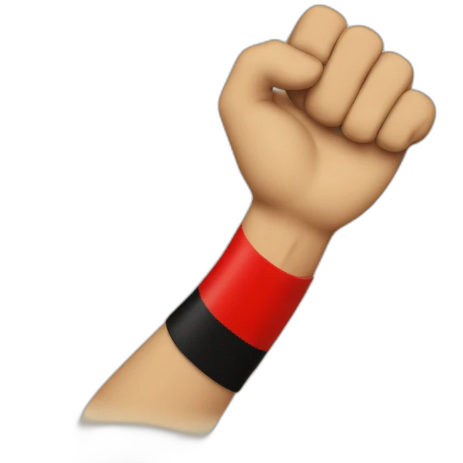 german with tiny moustache and raised arm and red armband emoji
