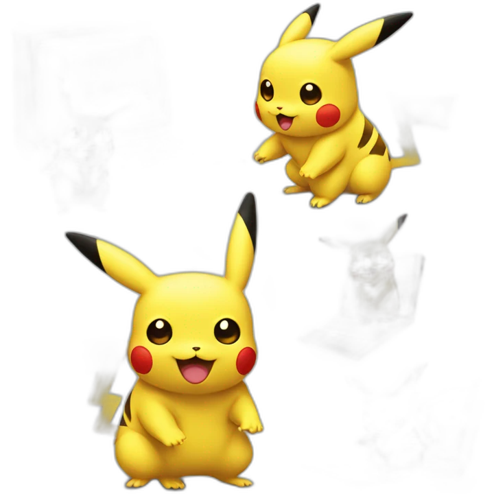 pikachu doing software development emoji