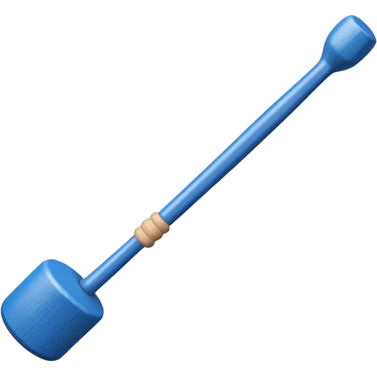 create a blue croquet mallet emoji