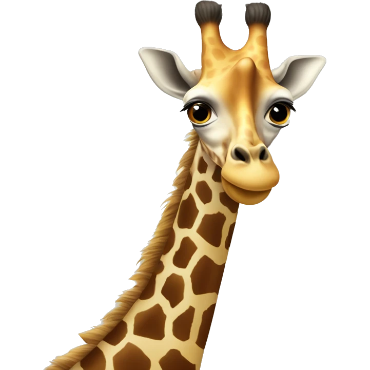 Giraffe mit Zylinder emoji