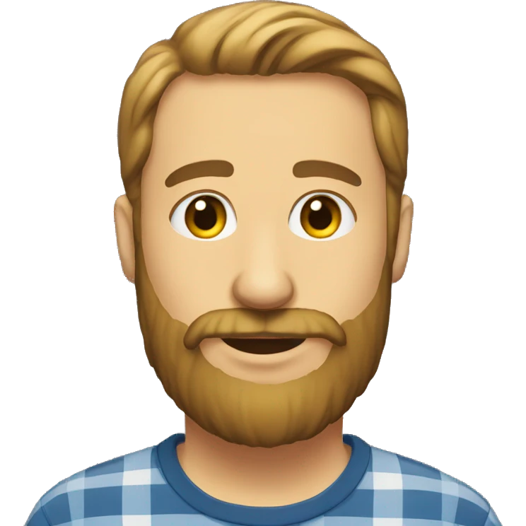 Girlfriend boyfriend with beard emoji