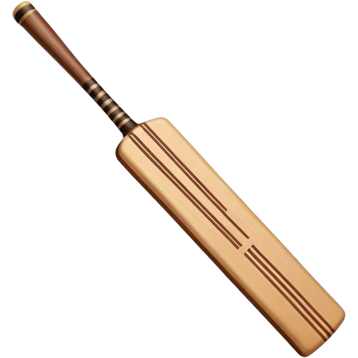 make a emoji of cricket bat emoji