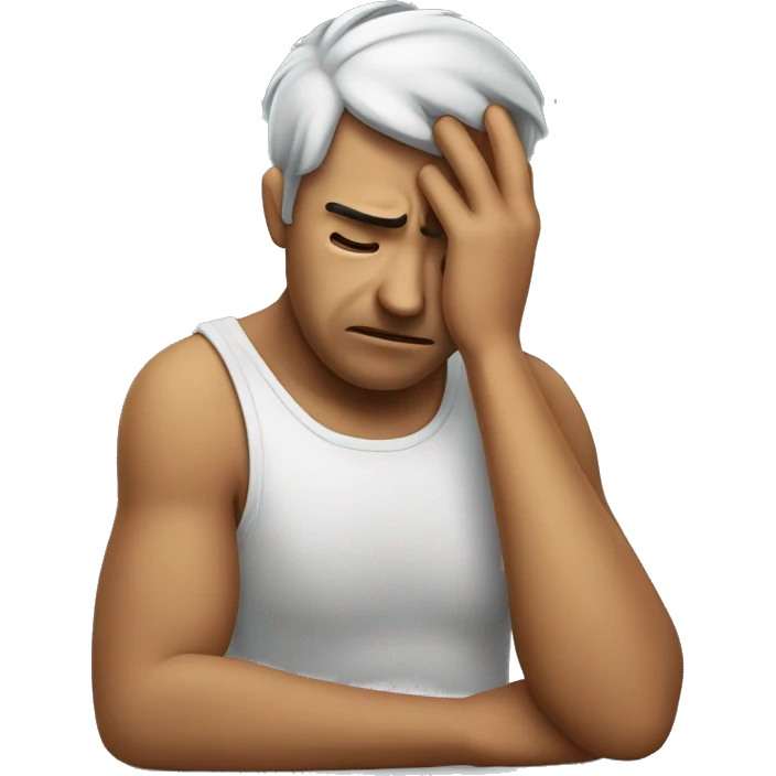 man facepalming emoji