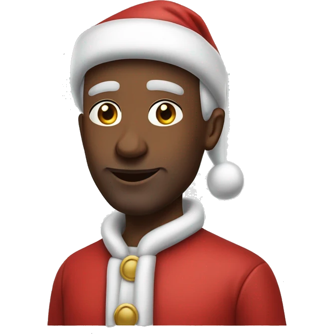 Skinny Santa Claus ￼ emoji
