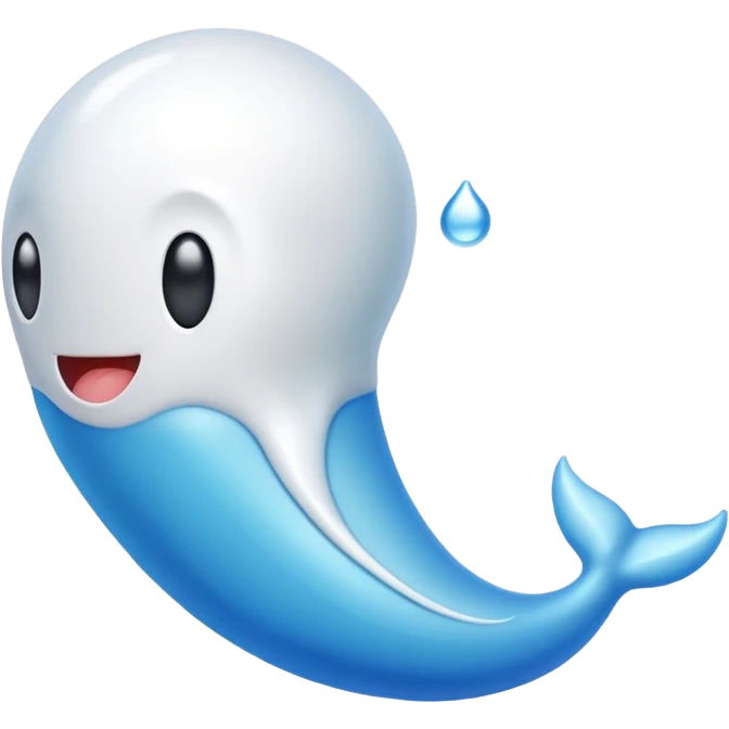 Swimming sperm emoji emoji