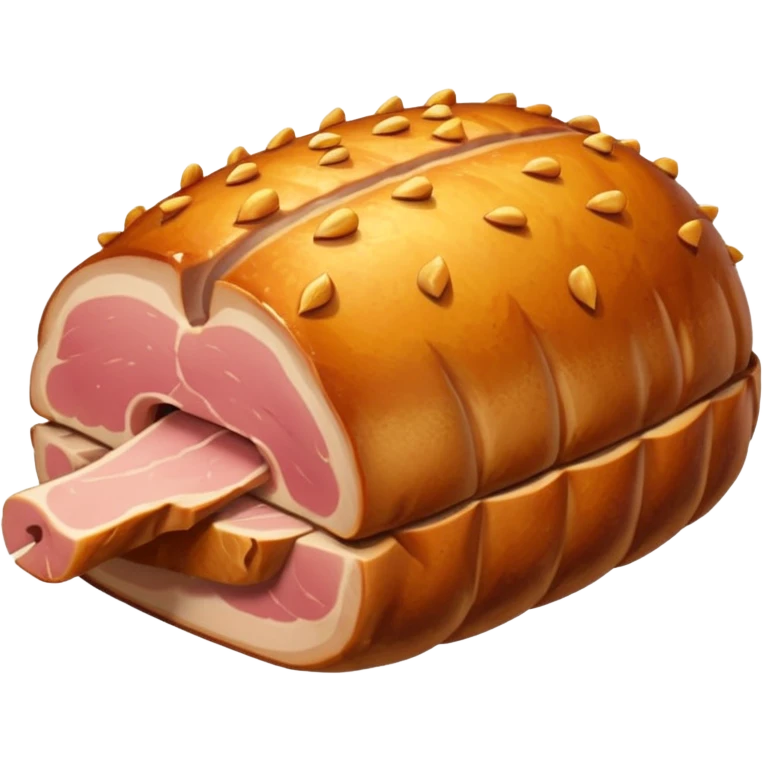 a roasted joint of pork emoji emoji