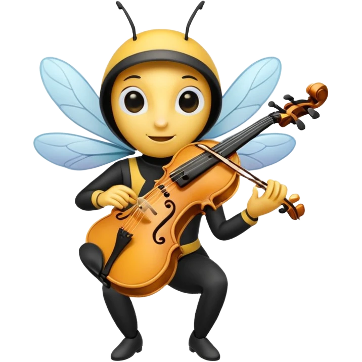violinplayer bee emoji