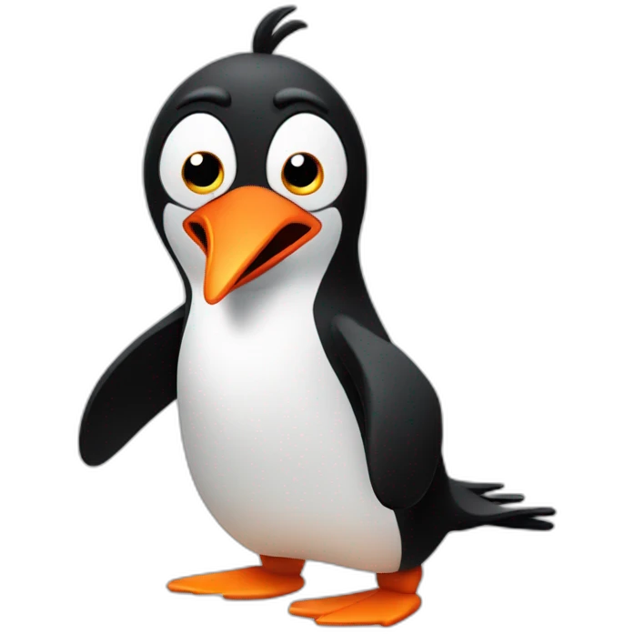 Angry pingu emoji