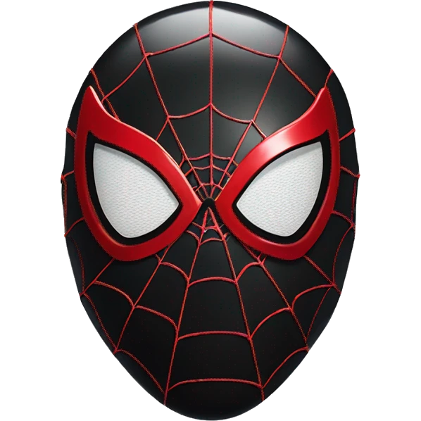 Spider-Man miles morales mask emoji