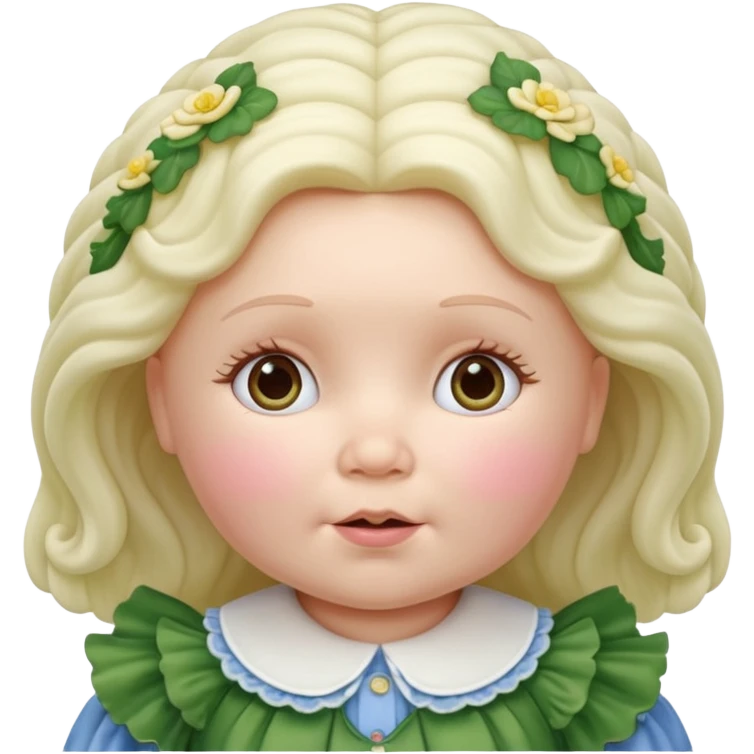 Cabbage patch face emoji
