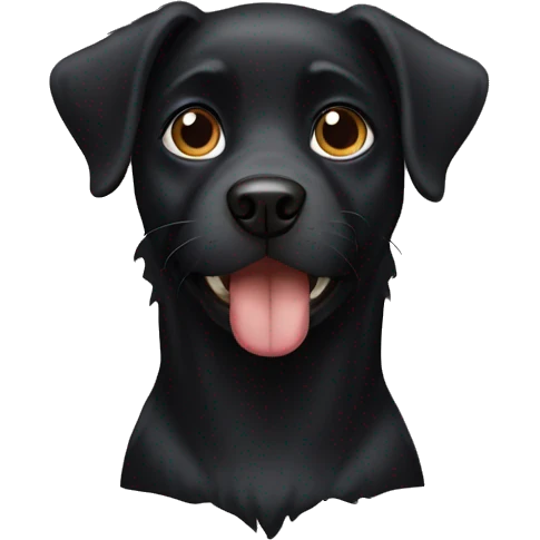 Black dogs emoji