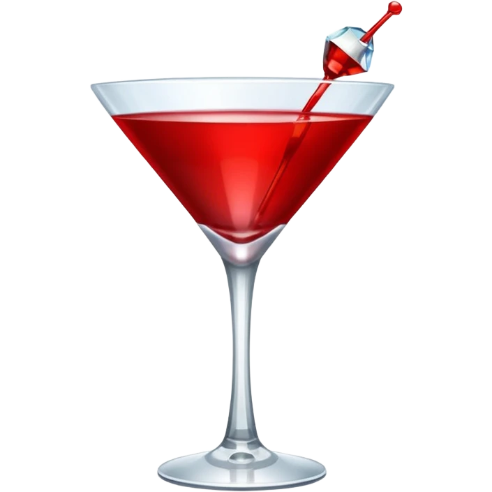 red martini glas emoji