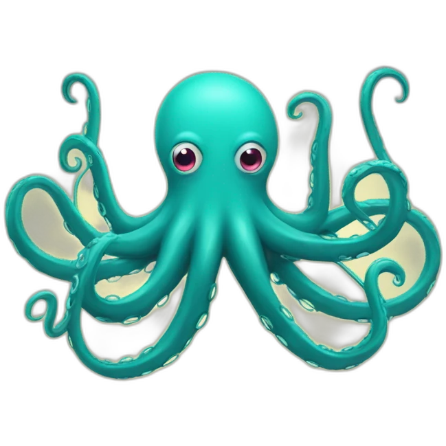 Evil octopus connecting cables emoji