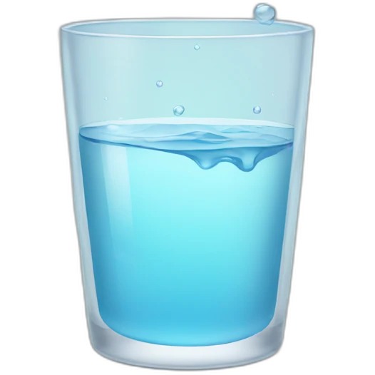 glass of water emoji