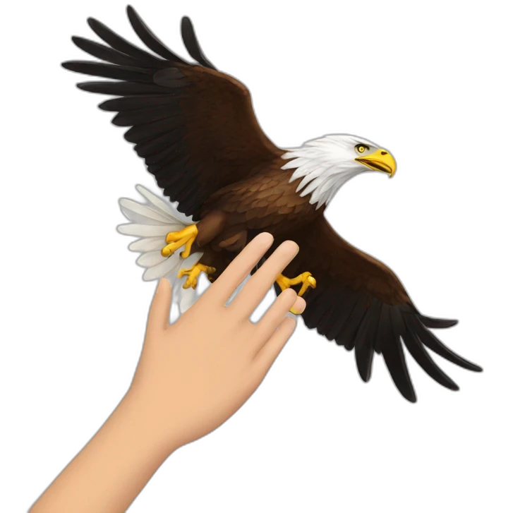 Albanian eagle hands  emoji