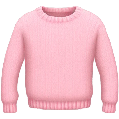 soft pink sweater emoji
