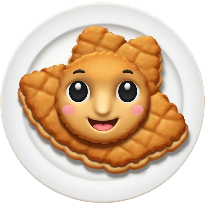 schnitzel black flaps emoji