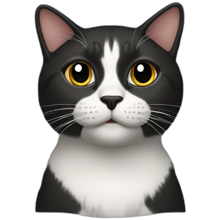 Cat black emoji