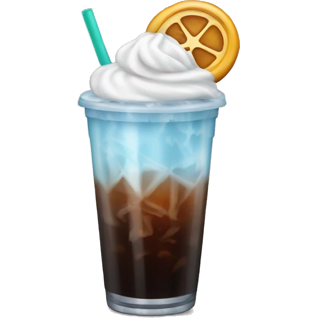 Iced americano  emoji