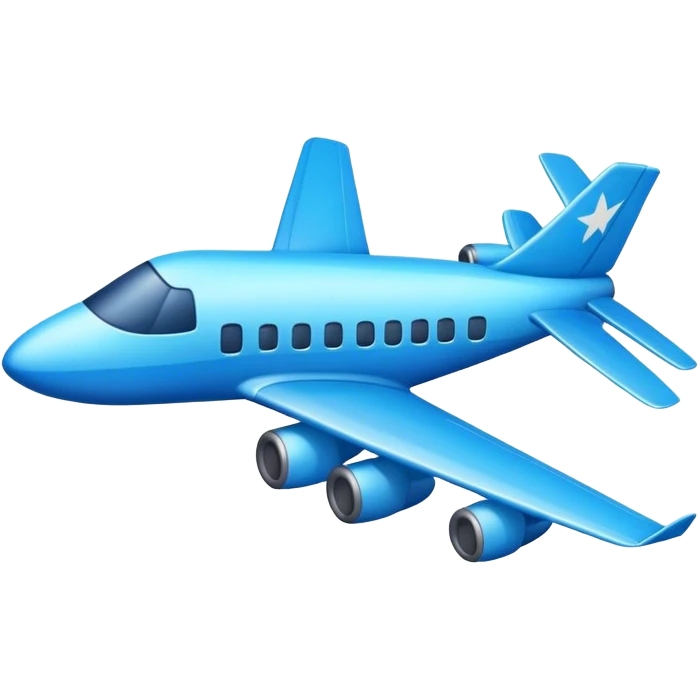 blue plane  emoji